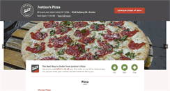 Desktop Screenshot of myjustinospizza.com