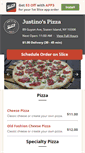 Mobile Screenshot of myjustinospizza.com